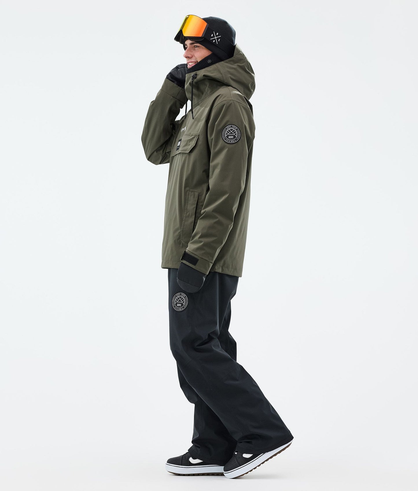Snowboard Jacket For Men Olive Green