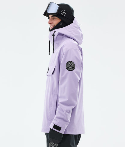 Snowboard Jacket For Men Faded Violet