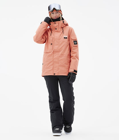 Snowboard Jacket For Women Peach