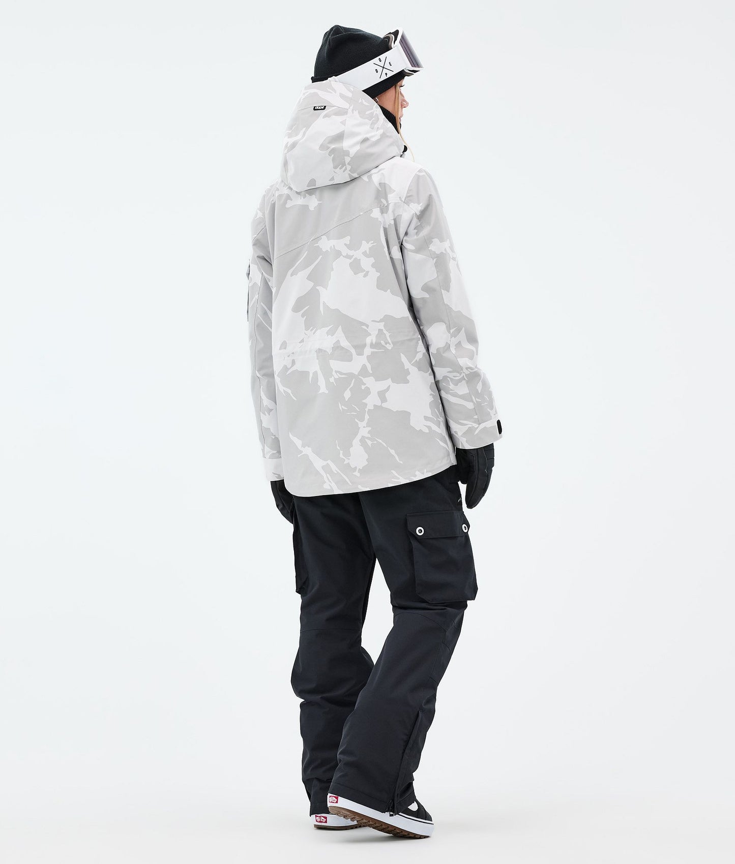 Snowboard Jacket For Women Grey Camo