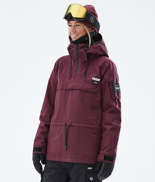Snowboard Jacket For Women Don Burgundy