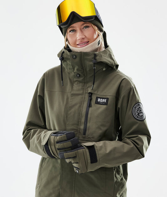 Snowboard Jacket For Women Olive Green