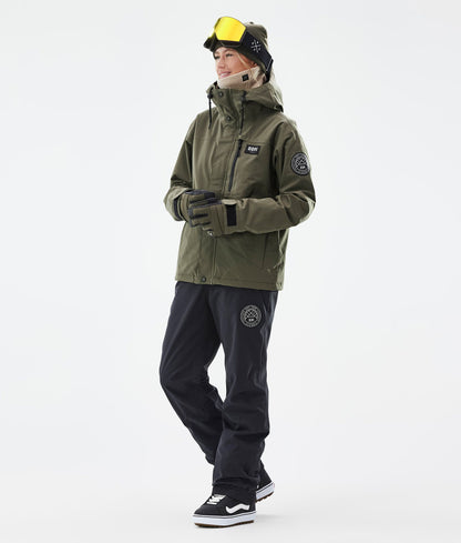 Snowboard Jacket For Women Olive Green