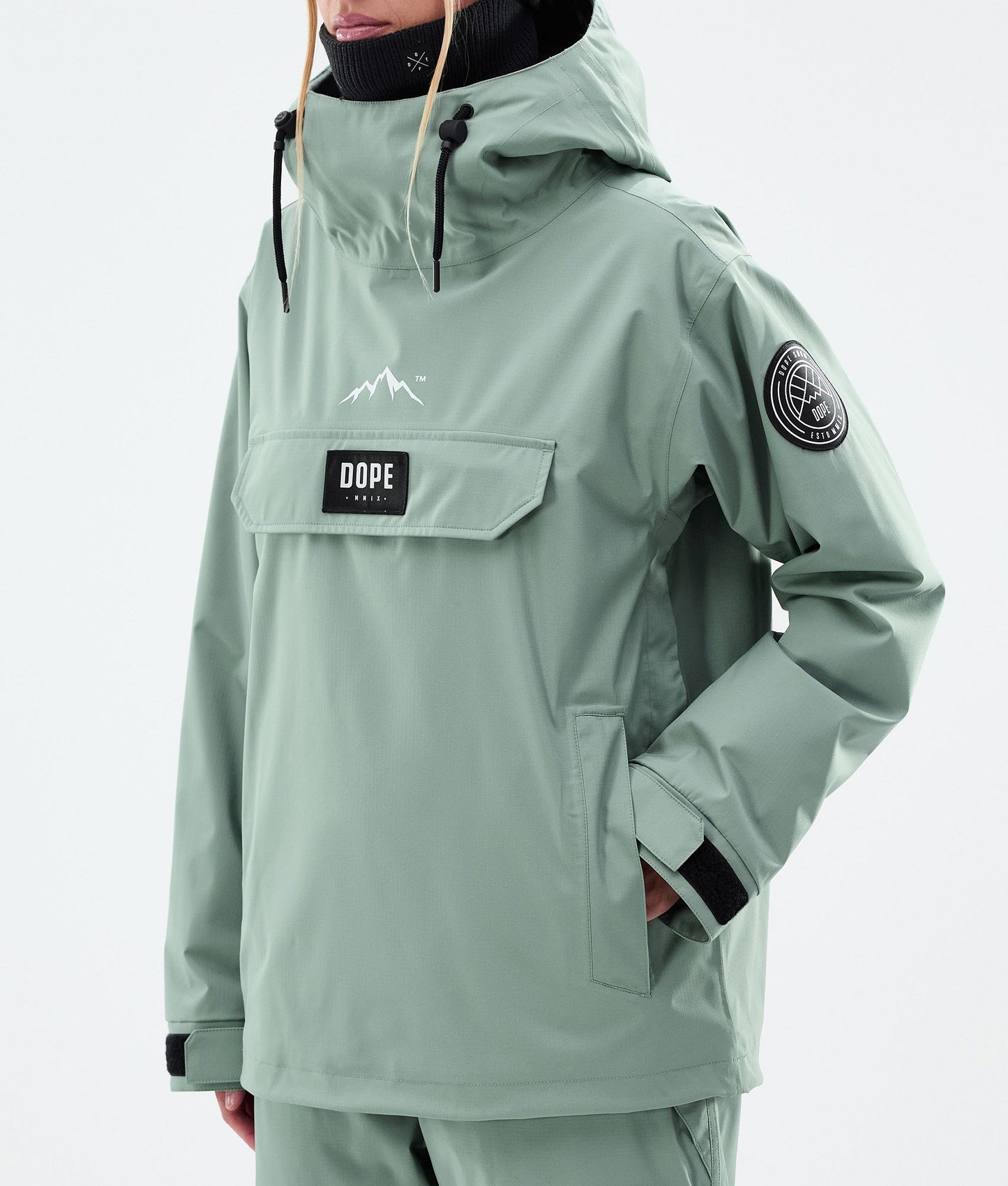 Snowboard Jacket For Women Faded Green