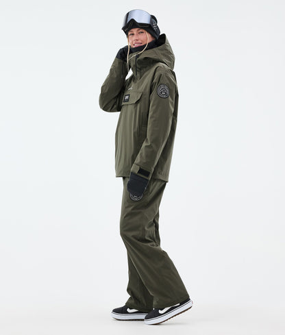 Snowboard Jacket For Women Olive Green
