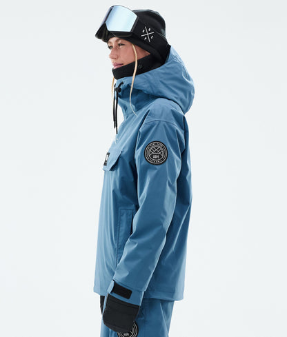 Snowboard Jacket For Women Blue Steel