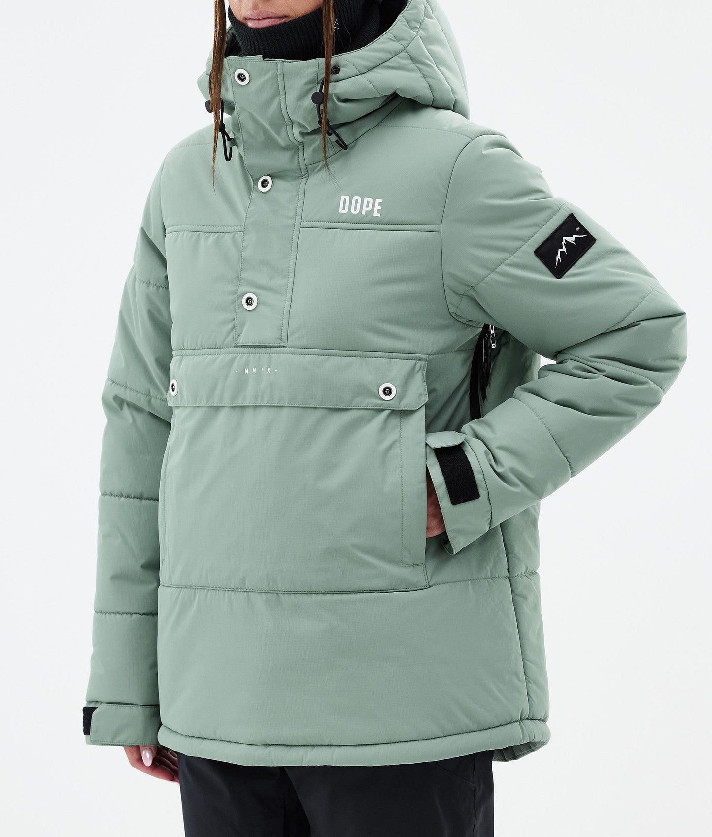 Snowboard Jacket For Women Faded Green