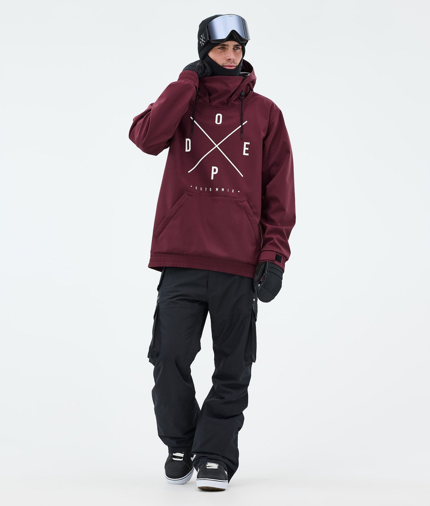 Snowboard Jacket For Men 2X-Up Burgundy