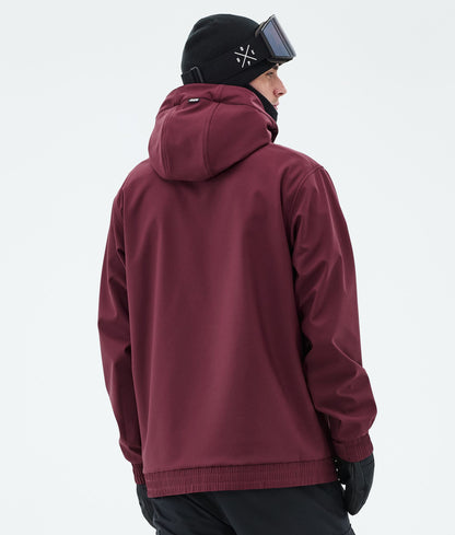 Snowboard Jacket For Men 2X-Up Burgundy
