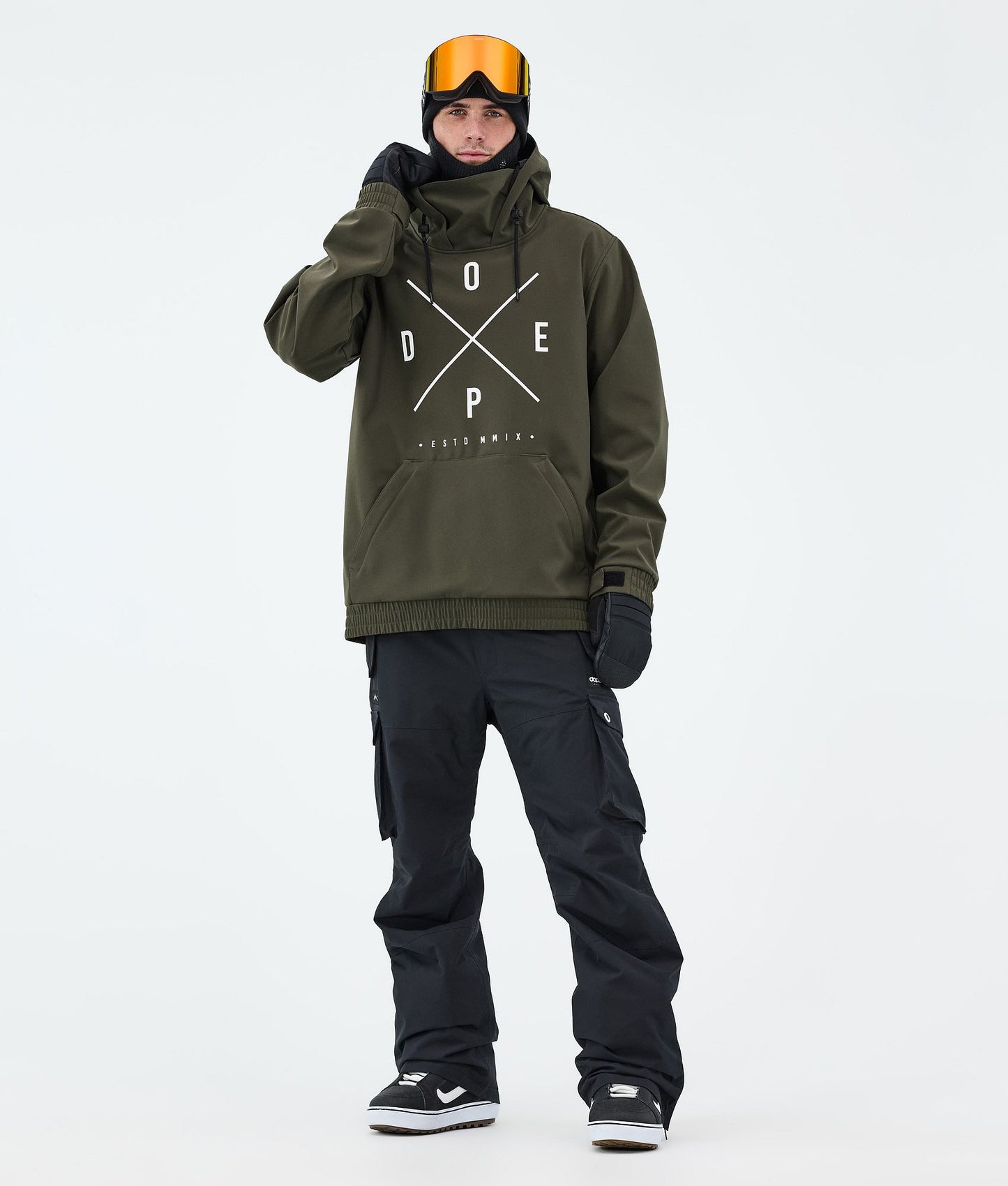 Snowboard Jacket For Men 2X-Up Olive Green