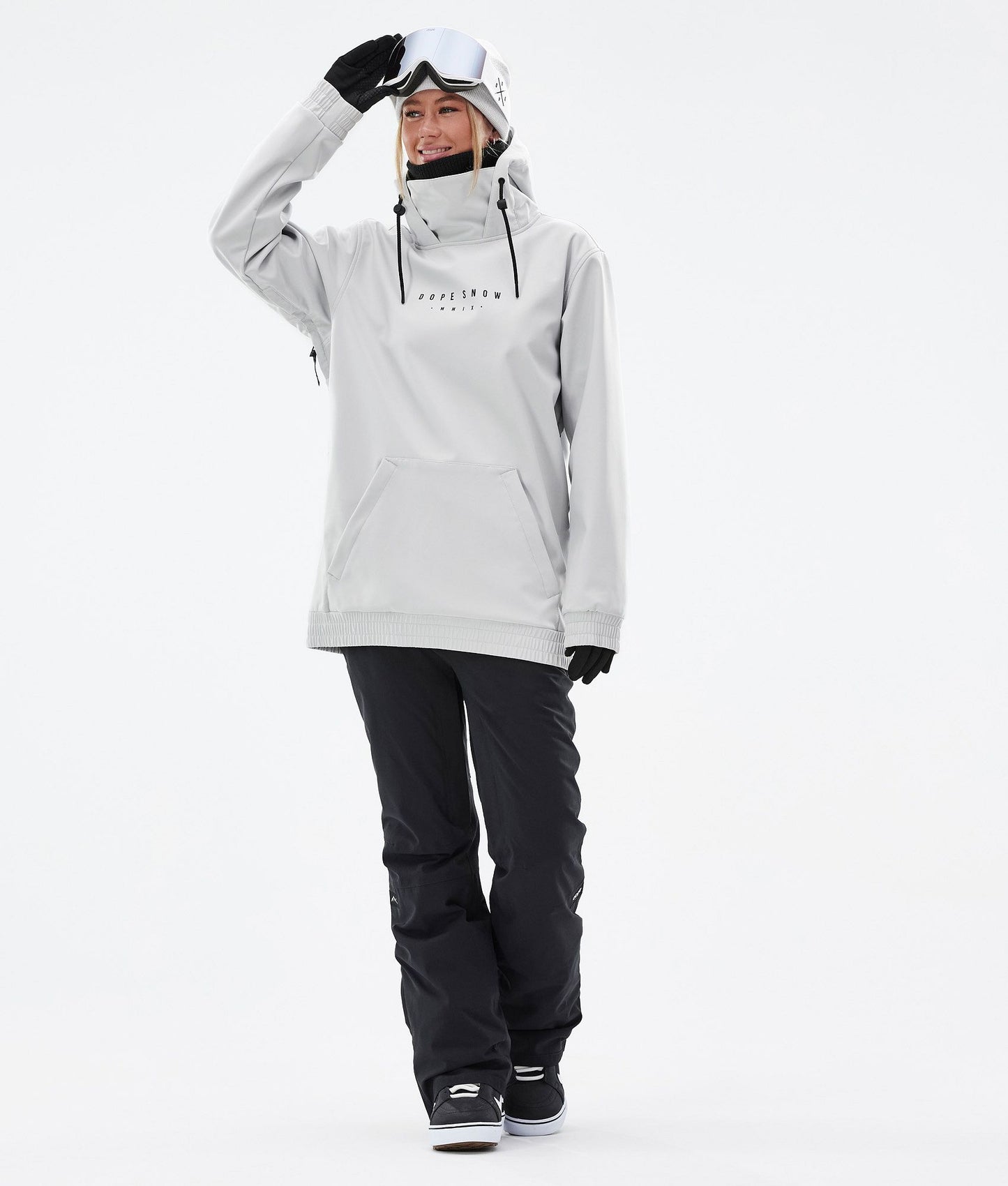 Snowboard Jacket For Women Range Light Grey