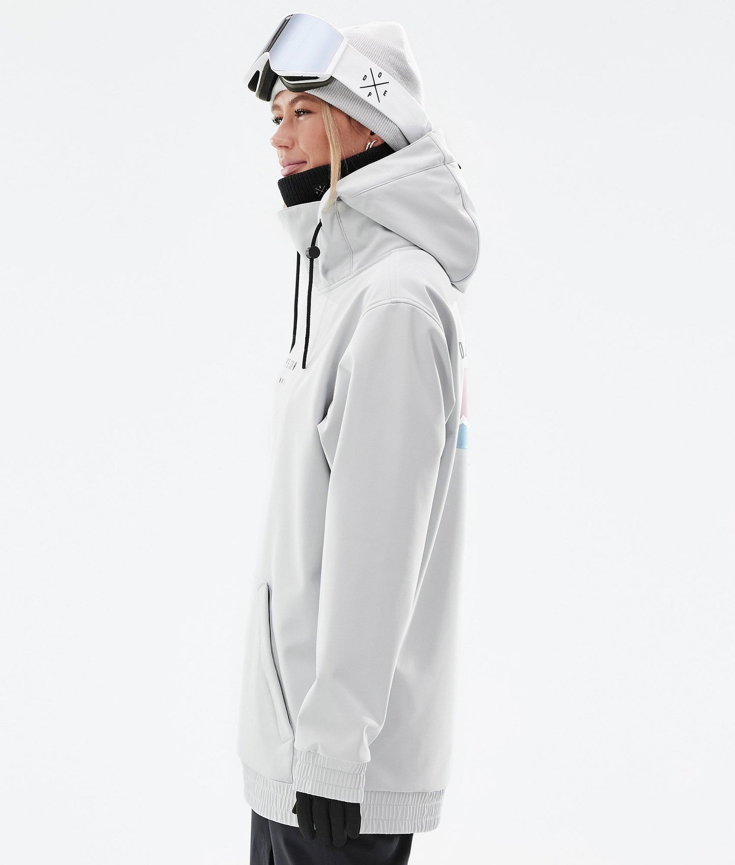 Snowboard Jacket For Women Range Light Grey