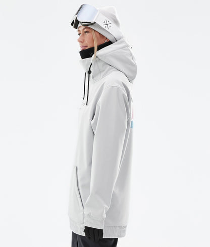 Snowboard Jacket For Women Range Light Grey