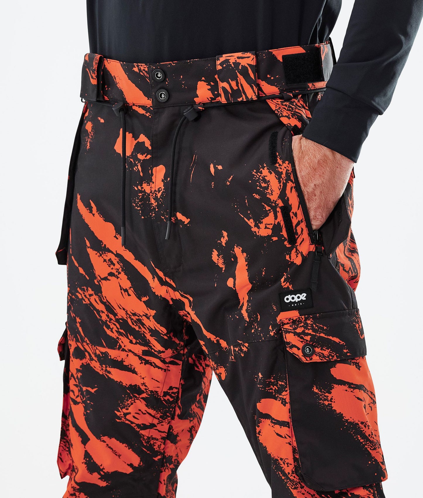 Snowboard Pants For Men Paint Orange