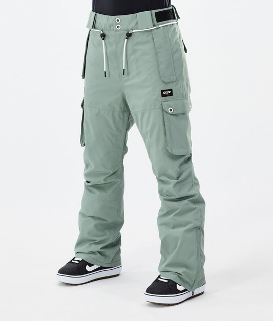 Snowboard Pants For Women Faded Green