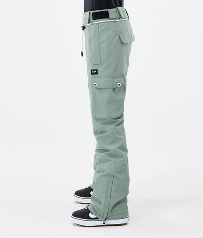 Snowboard Pants For Women Faded Green