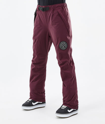 Snowboard Pants For Women Burgundy