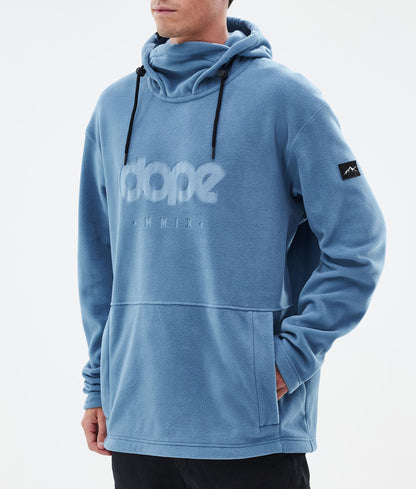 Fleece Hoodie For Men Blue Steel