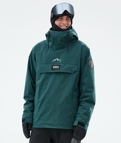 Snowboard Jacket For Men Bottle Green