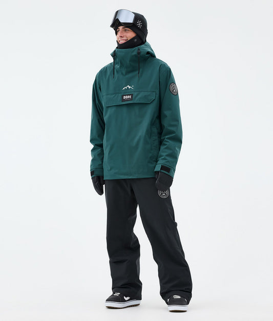Snowboard Jacket For Men Bottle Green