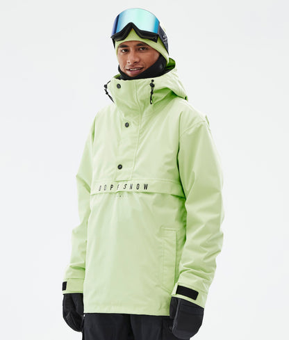 Snowboard Jacket For Men Faded Neon