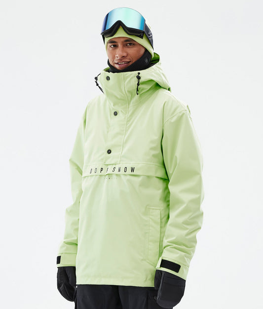 Snowboard Jacket For Men Faded Neon