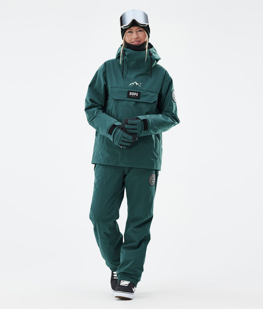 Snowboard Jacket For Women Bottle Green