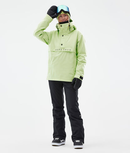 Snowboard Jacket For Women Faded Neon