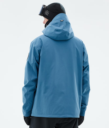 Snowboard Jacket For Men Blue Steel