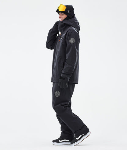 Snowboard Jacket For Men Black