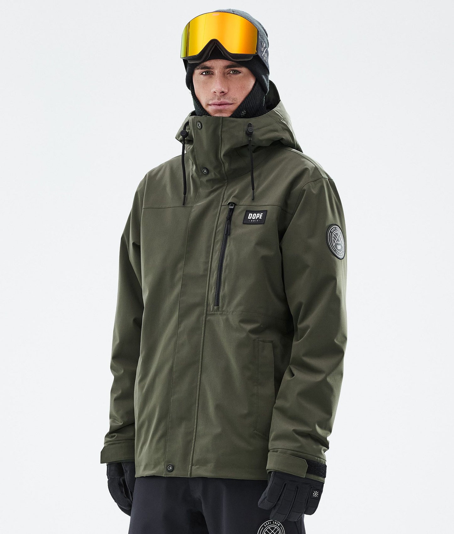 Snowboard Jacket For Men Olive Green