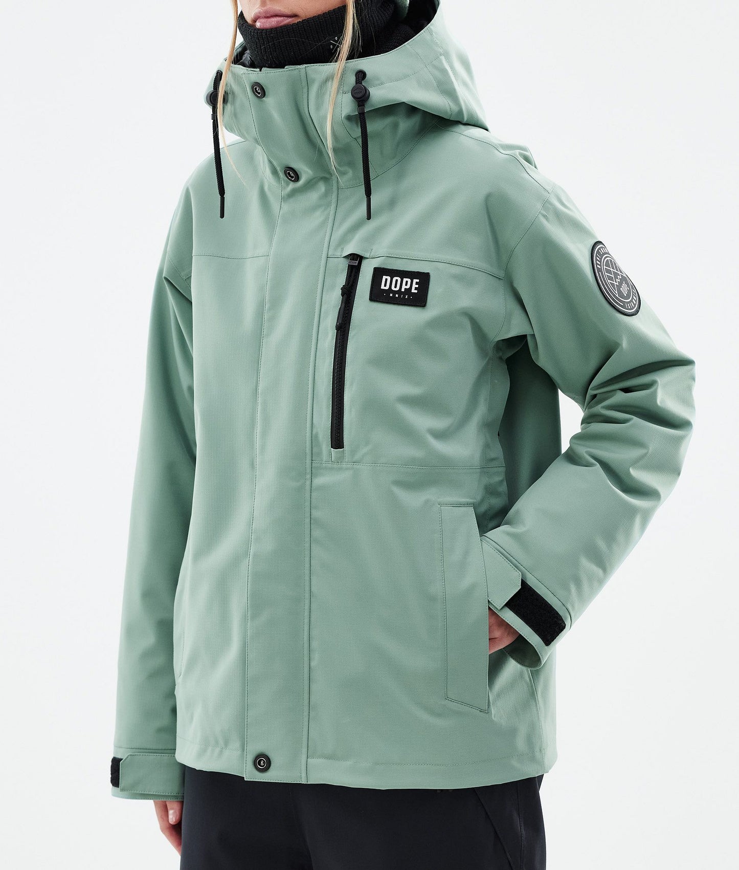 Snowboard Jacket For Women Faded Green