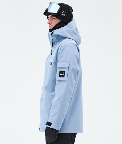 Snowboard Jacket For Men Light Blue