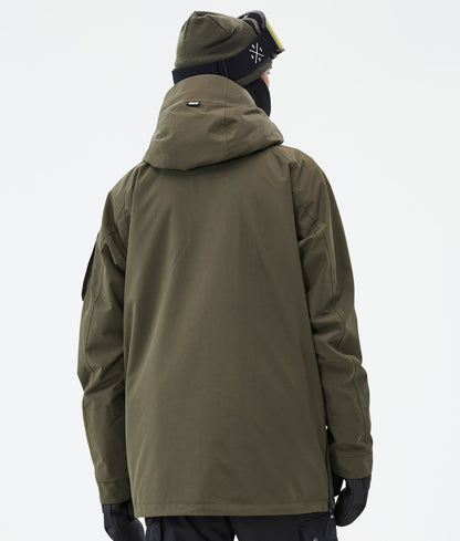 Snowboard Jacket For Men Olive Green
