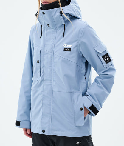 Snowboard Jacket For Women Light Blue