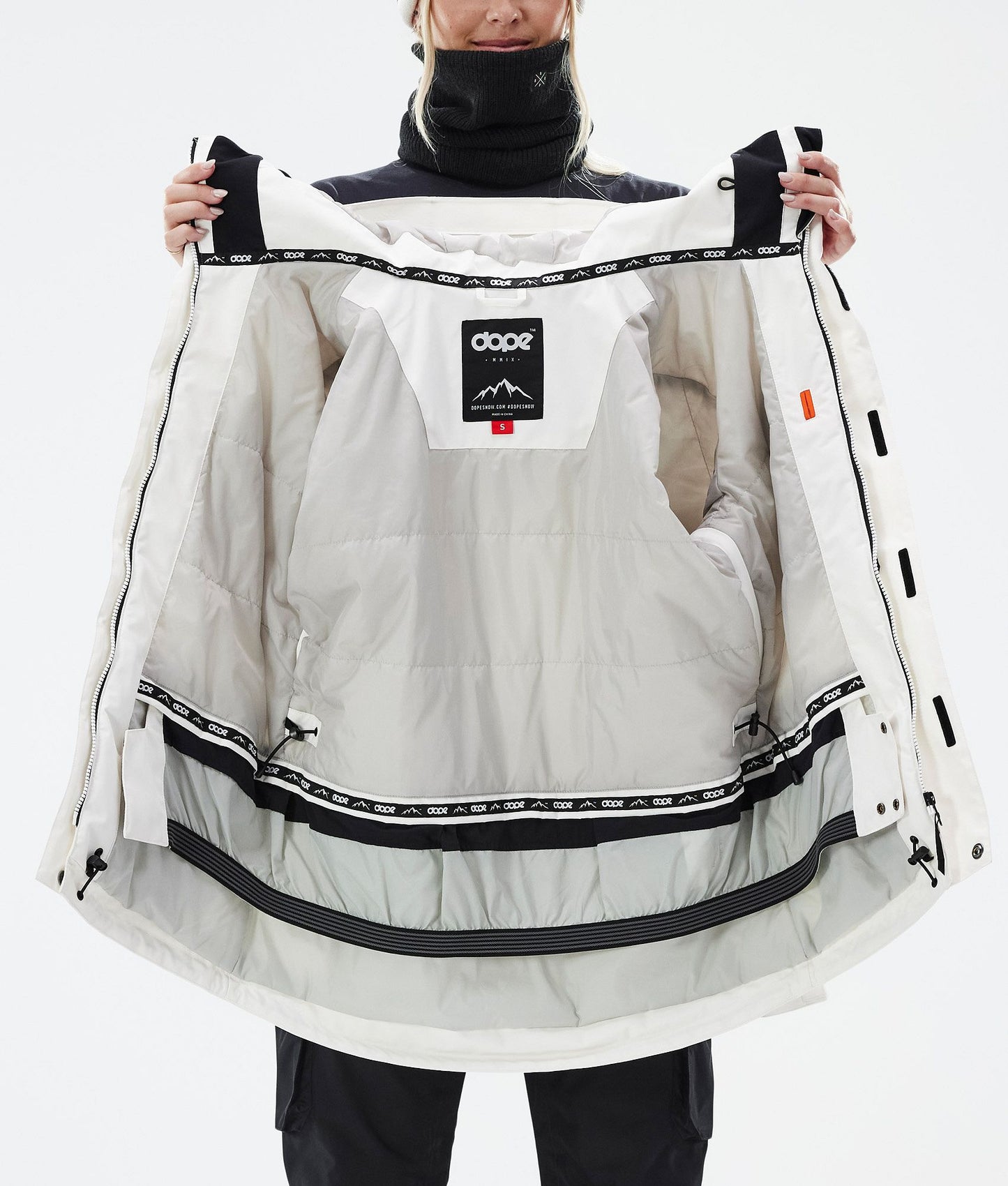 Snowboard Jacket For Women Old White