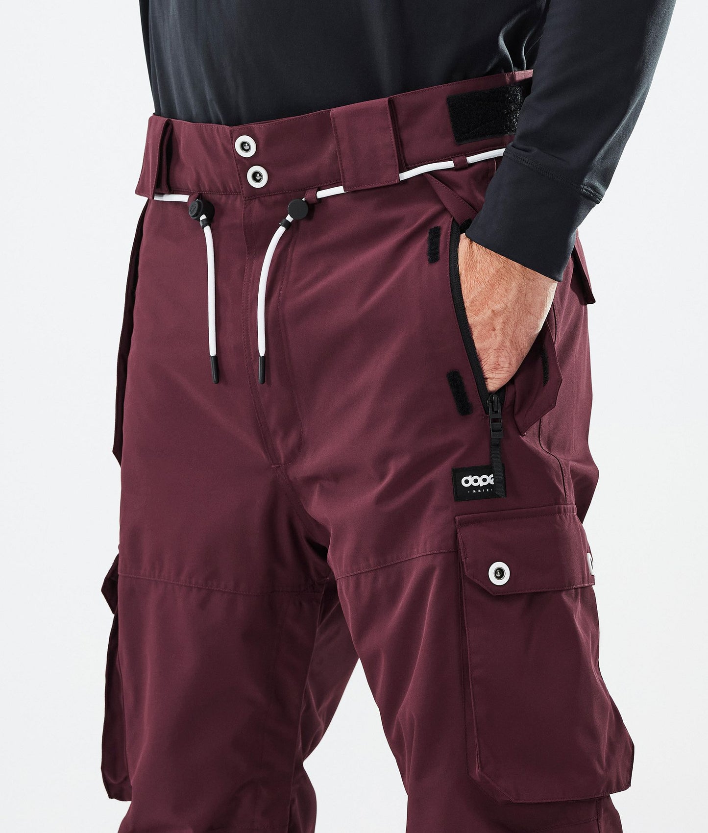 Snowboard Pants For Men Burgundy