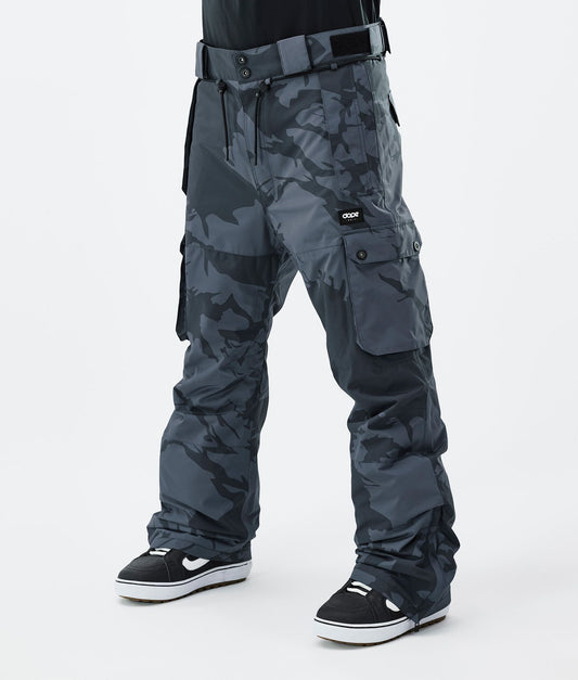 Snowboard Pants For Men Metal Blue Camo
