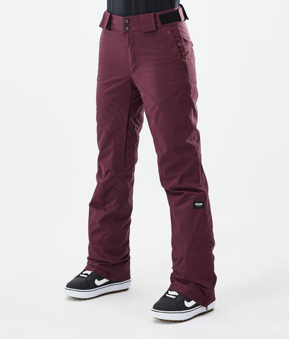 Snowboard Pants For Women Burgundy