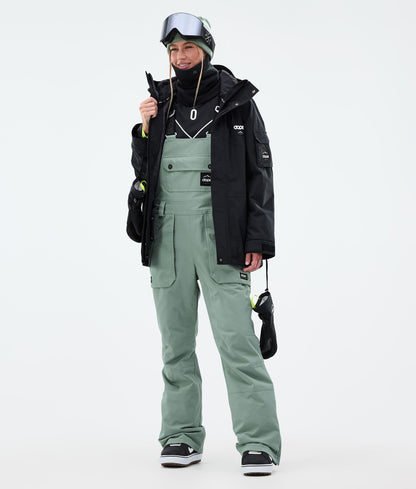 Snowboard Pants For Women Faded Green