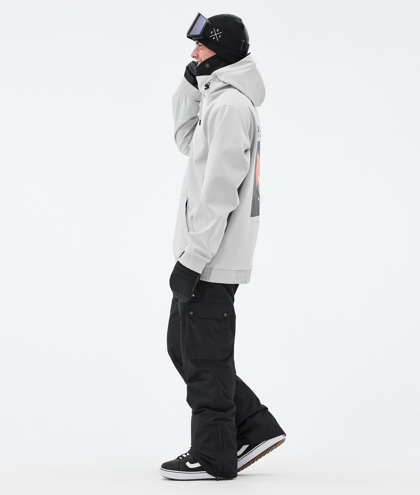 Snowboard Jacket For Men Aphex Light Grey