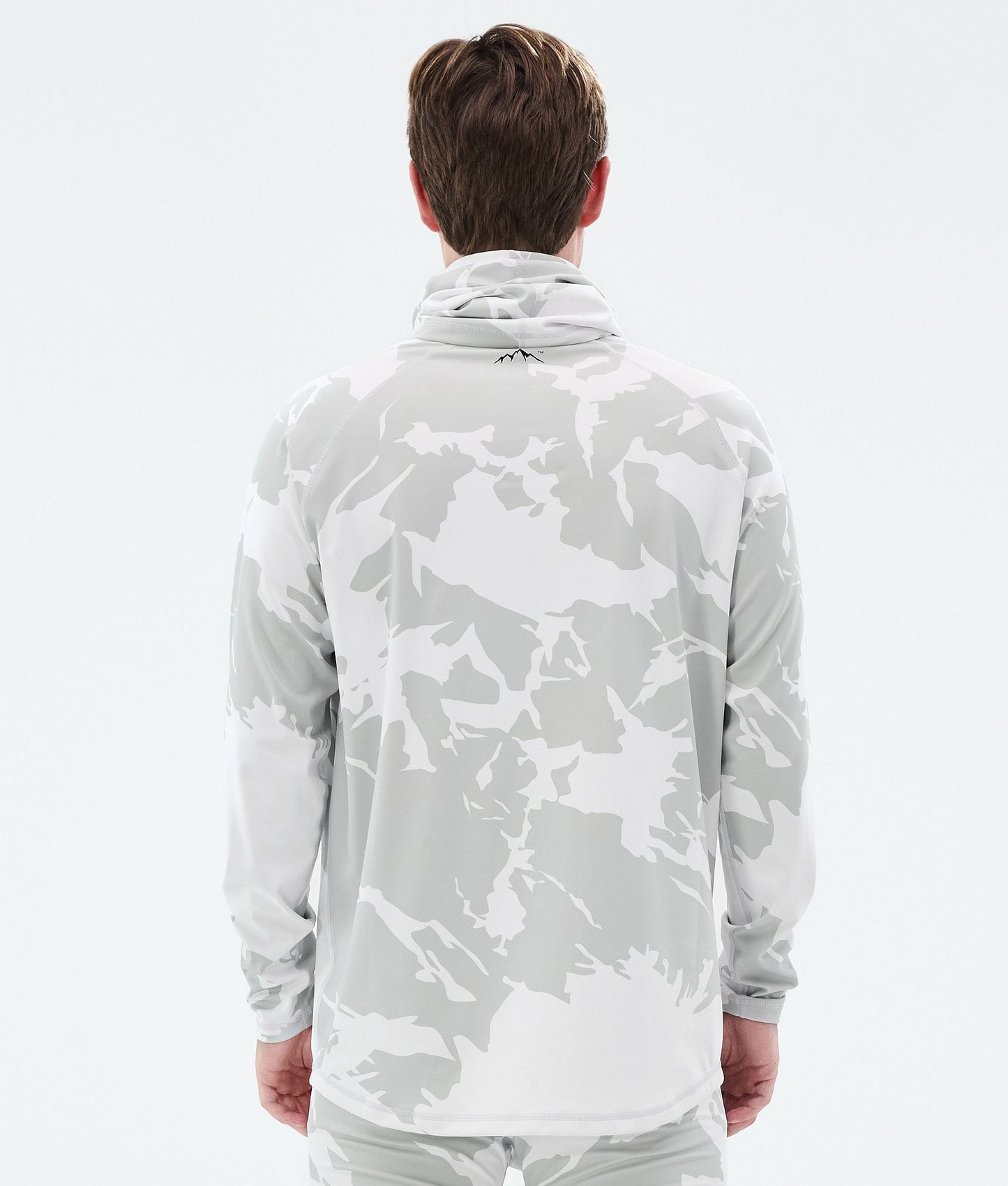 Base Layer Top For Men 2X-Up Grey Camo