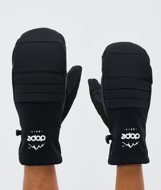 Snow Mittens Black