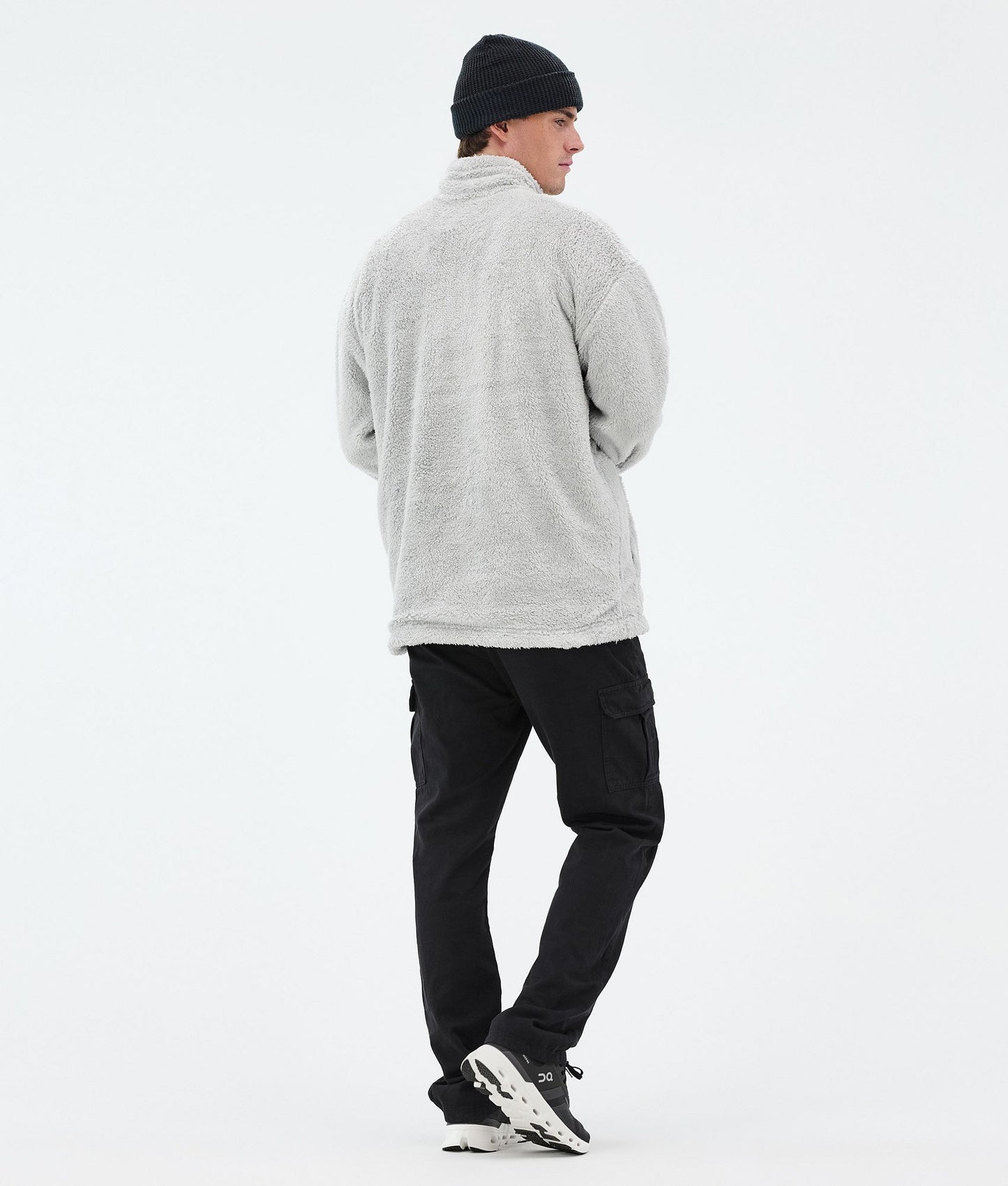 Fleece Sweater For Men Light Grey