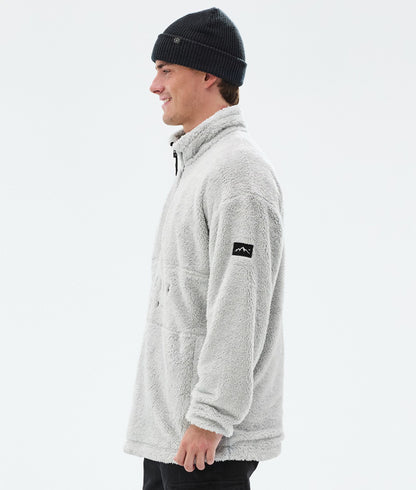 Fleece Sweater For Men Light Grey