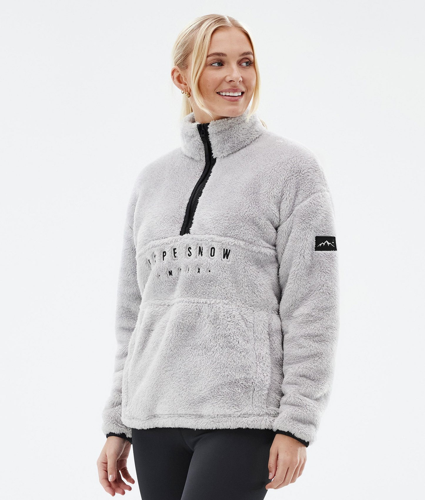 Fleece Sweater For Women Light Grey