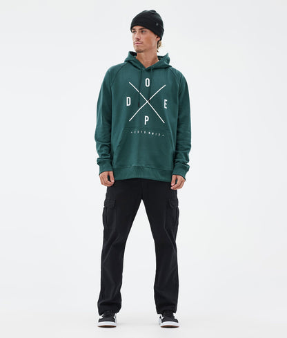 Hoodie For Men 2X-Up Bottle Green