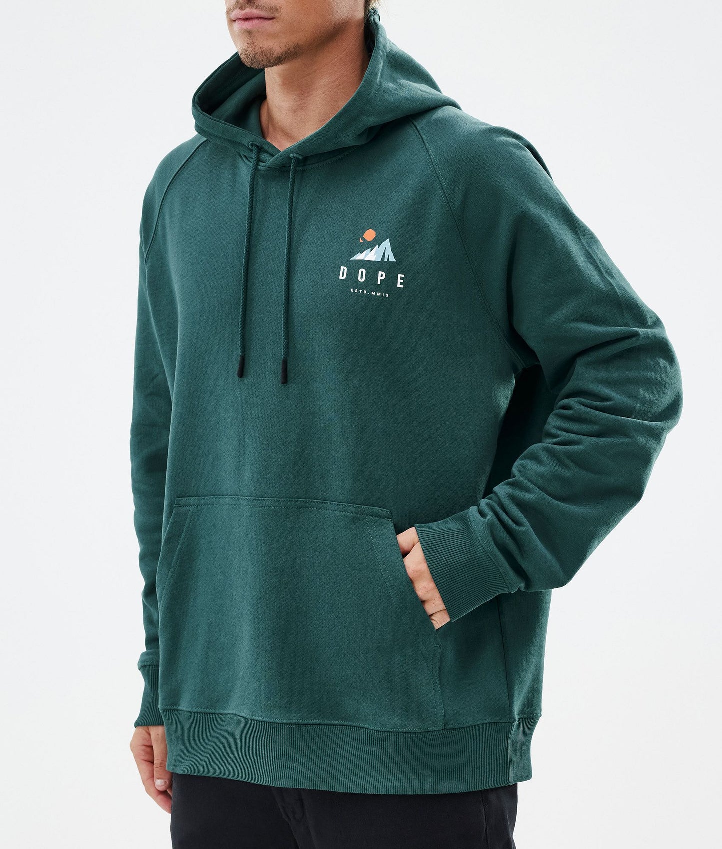 Hoodie For Men Ice Bottle Green