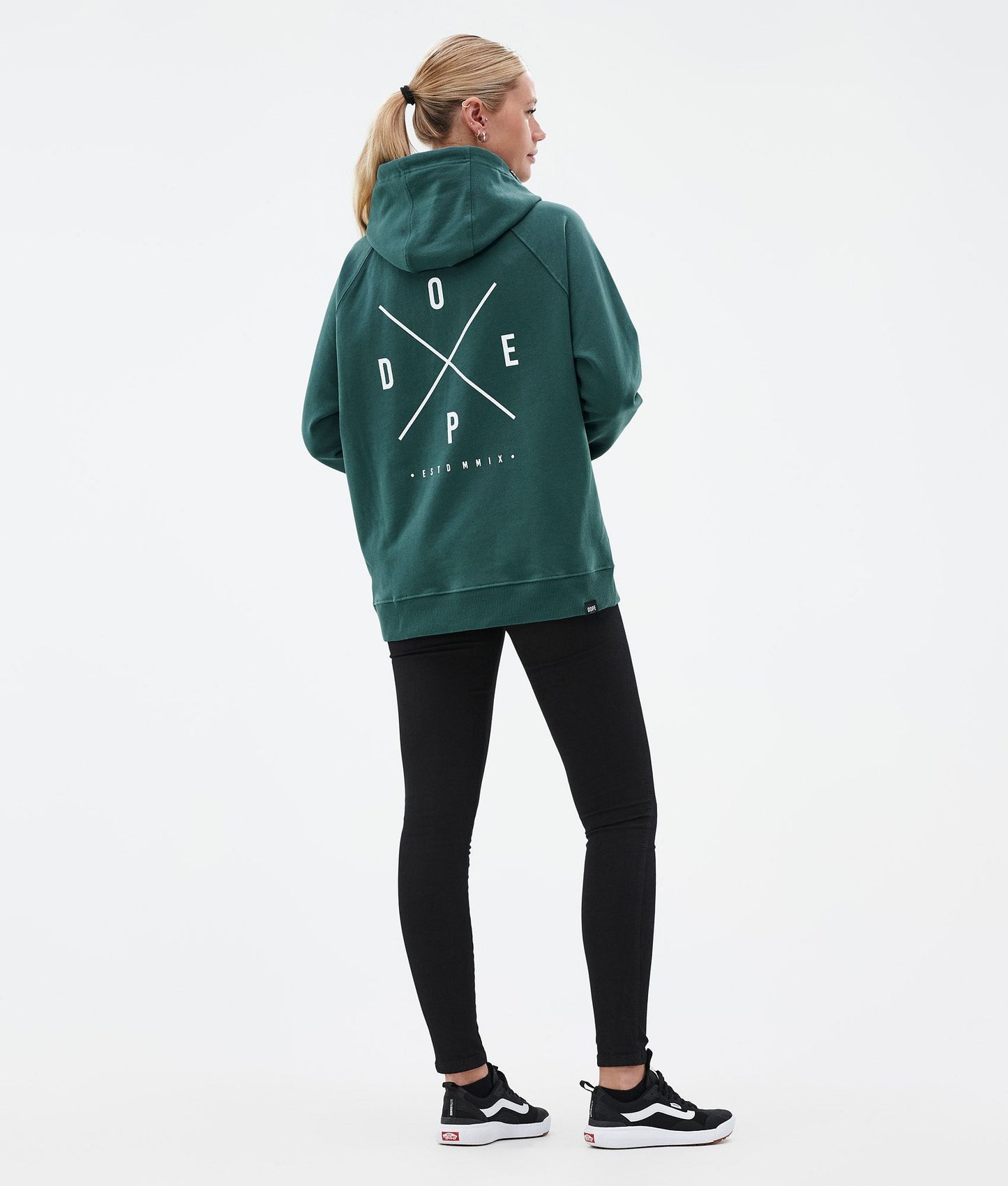 Hoodie Women 2X-Up Bottle Green