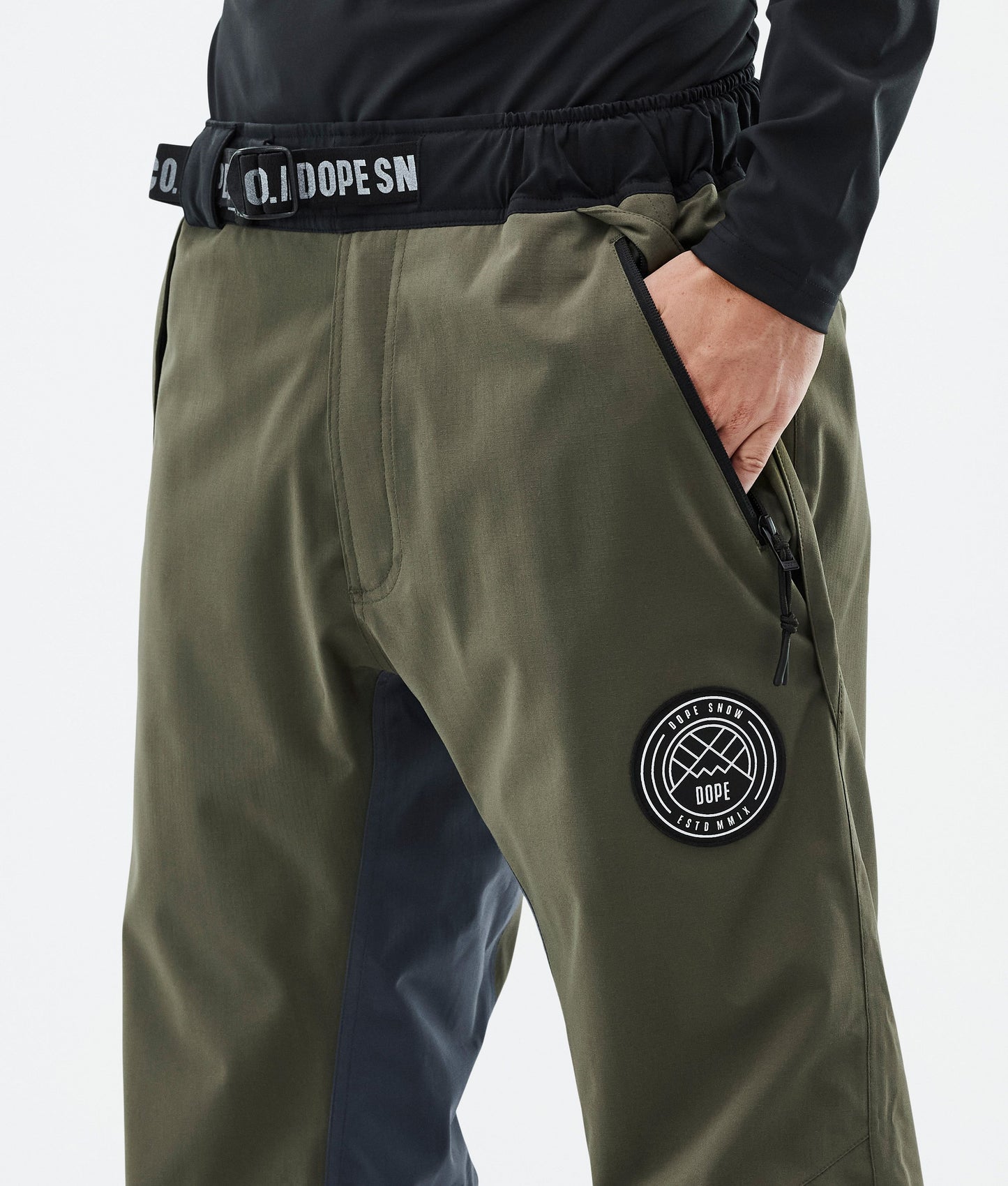 Snowboard Pants For Men OIive Green/Burgundy/Metal Blue/Black